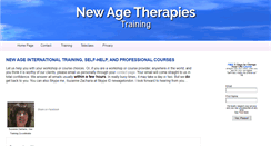 Desktop Screenshot of newageinternationaltraining.com